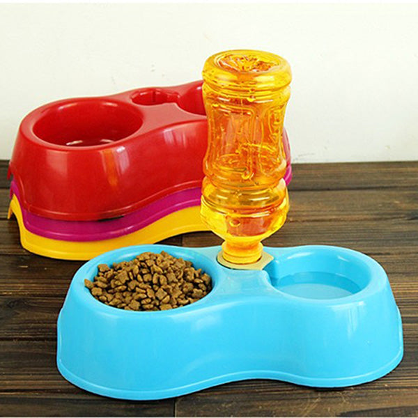 Dual Pet Feeding Bowl